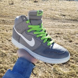 Nike Dunk Wolf Grey High, Sz 9.5